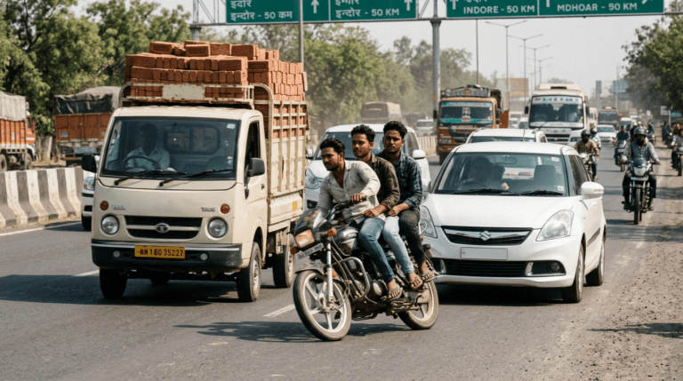 스릴을 좇아 고속도로를 질주한 인도 삼형제, 묘기 운전 끝에 맞은 비극적 결말