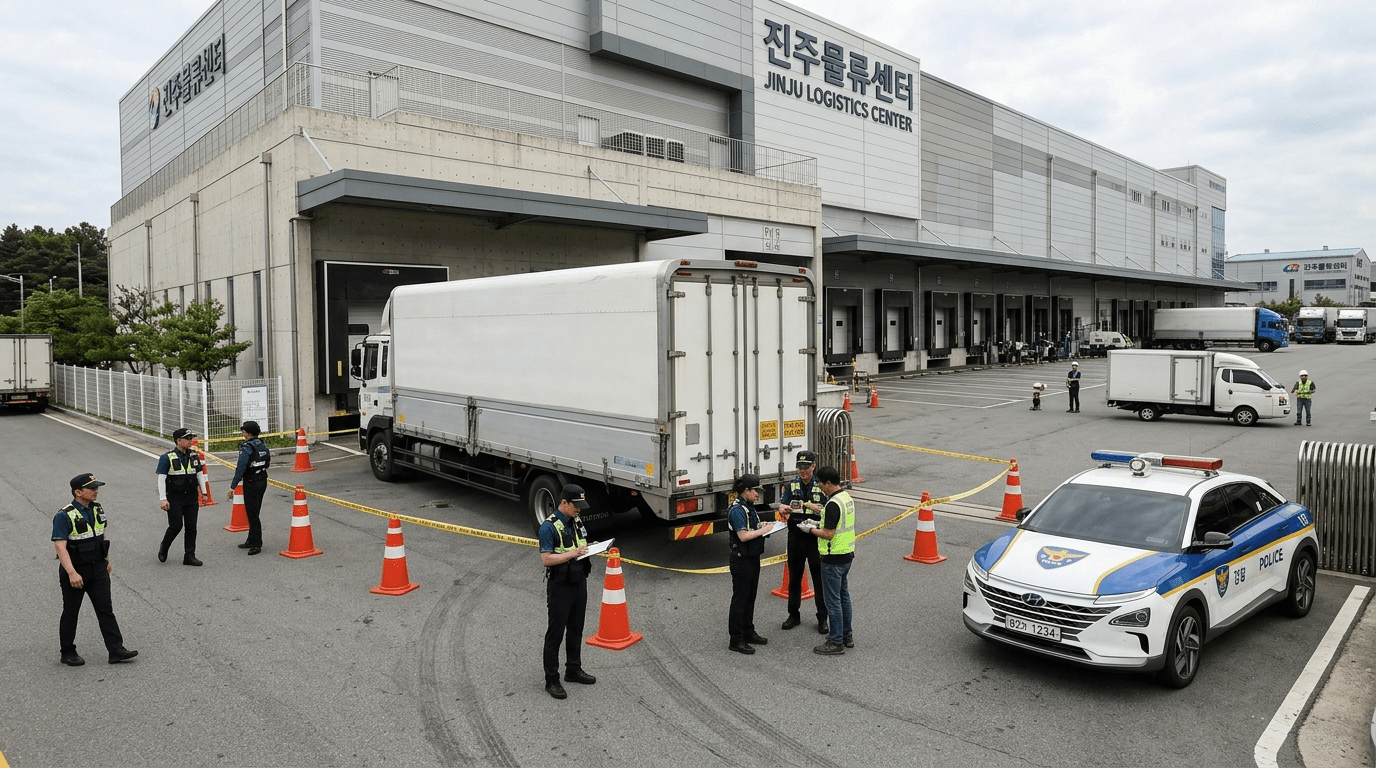 경찰청, ‘화물연대 차량이 경찰을 밟고 지나갔다’는 주장에 허위 정보 확산이라며 정면 반박