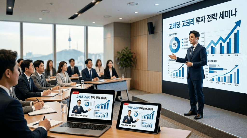 대신증권, 고배당·고금리 중심의 온·오프라인 투자 설명회 진행