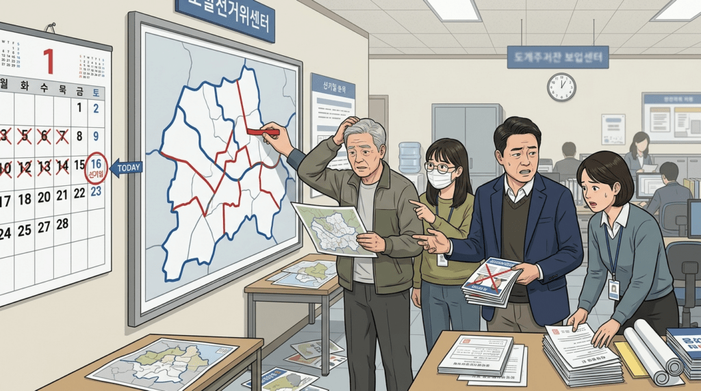 선거법 처리 늦어지자 선거구 획정 전반에 잡음과 후폭풍 확산