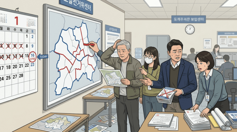 선거법 처리 늦어지자 선거구 획정 전반에 잡음과 후폭풍 확산