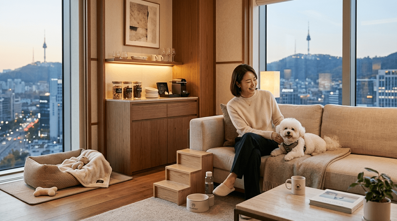 그랜드 조선 부산, 반려동물과 함께하는 가벼운 여행을 위해 '멍캉스' 혜택을 한층 더 확대