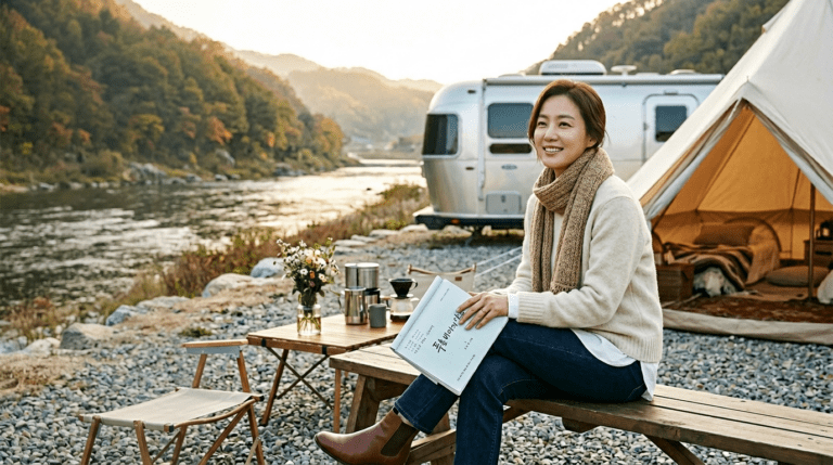 결혼 이후에도 집 없이 지내는 여배우, 신혼집을 마련하지 못한 채 텐트 생활만 7개월째