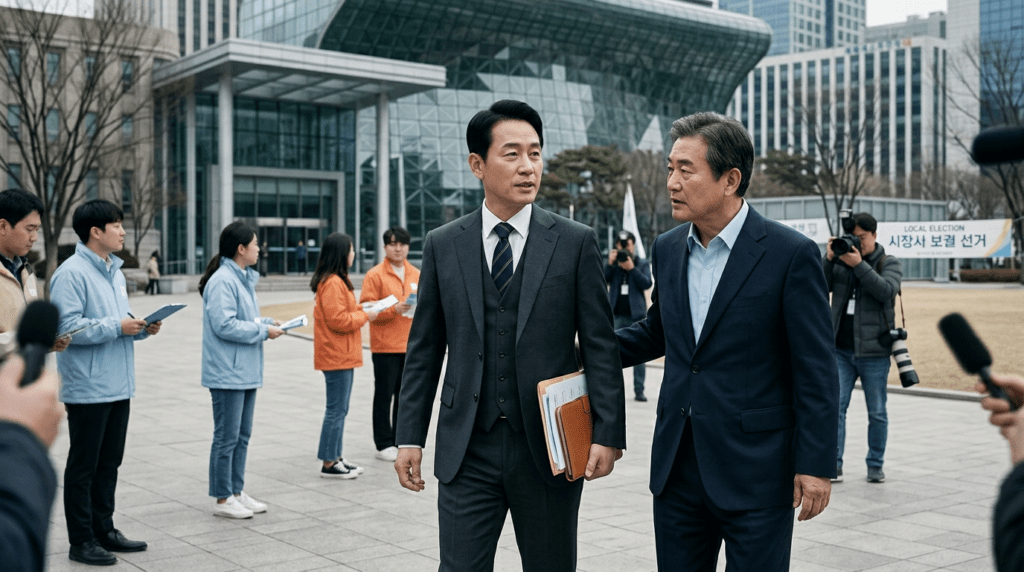 오 시장 캠프 참여를 위해 김병민 서울시 정무부시장이 물러날 뜻을 밝혔다