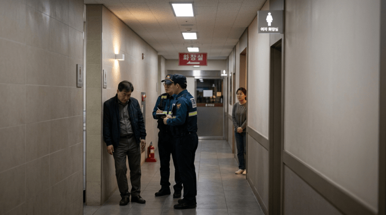 술에 취한 채 여성 화장실에 들어간 경찰 간부, 결국 대기발령 조치