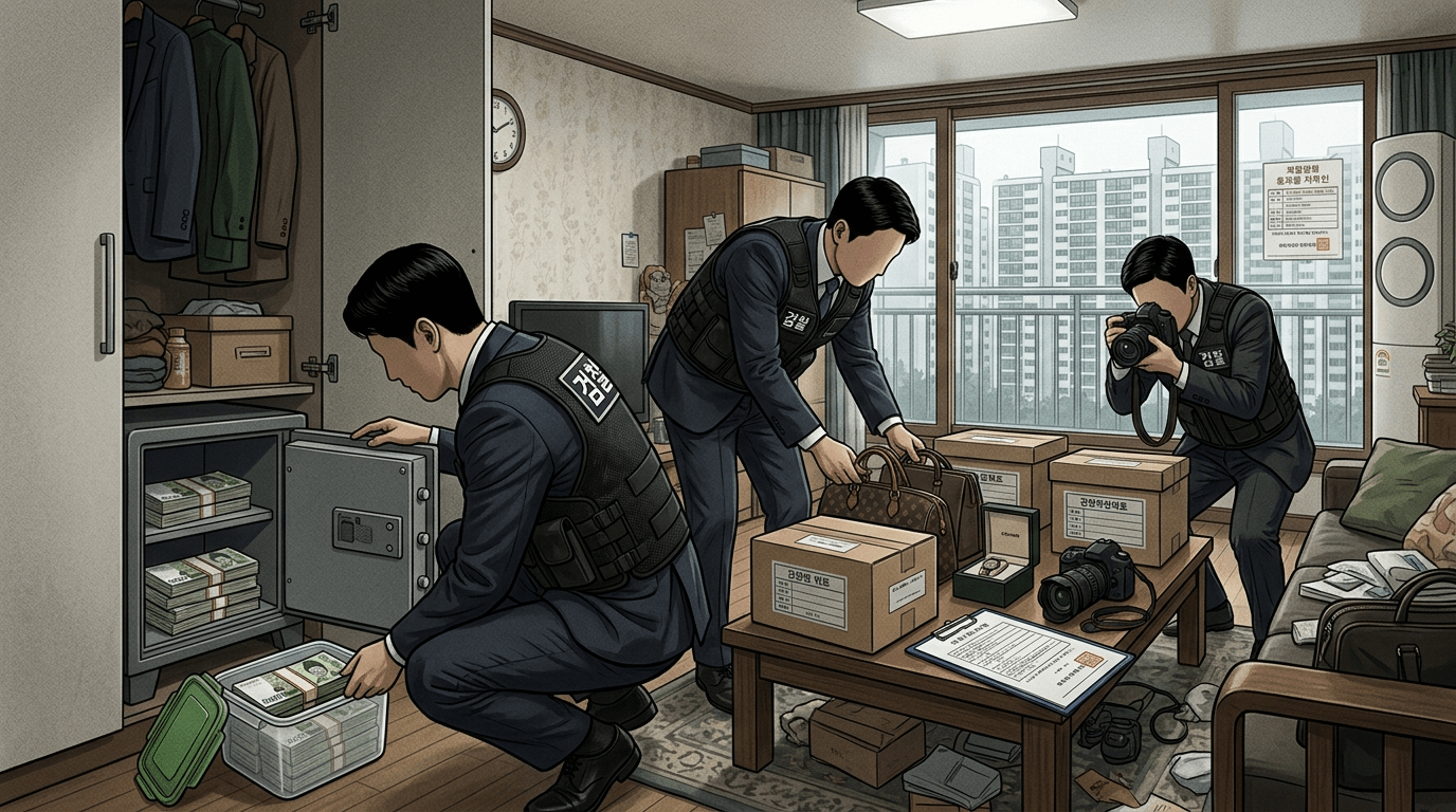 검찰, 범죄수익 환수 전면전 돌입… 명품 가방 압류에 이어 아파트 강제 경매까지