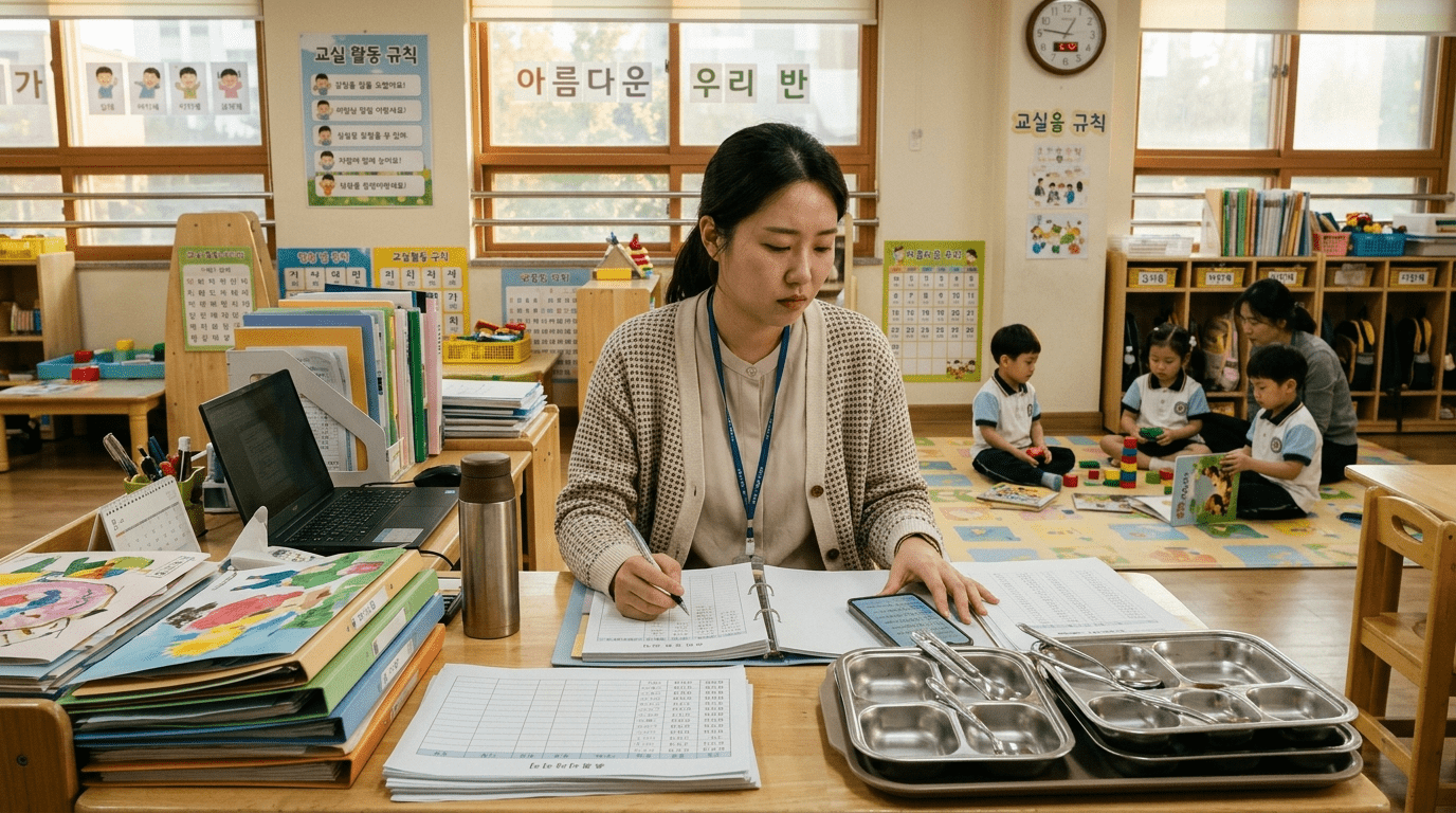 오백만 조회 수를 기록한 ‘핫이슈지’ 웃자고 봤지만 끝내 웃을 수 없었던 유치원 교사의 숨겨진 하루