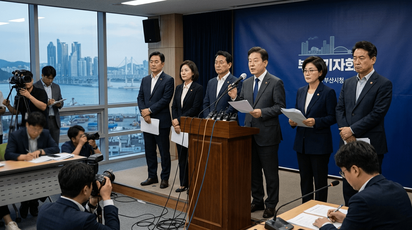 부산 출마 국민의힘 인사들, 공소 취소 특검법에 사법 체계 훼손 가능성 제기