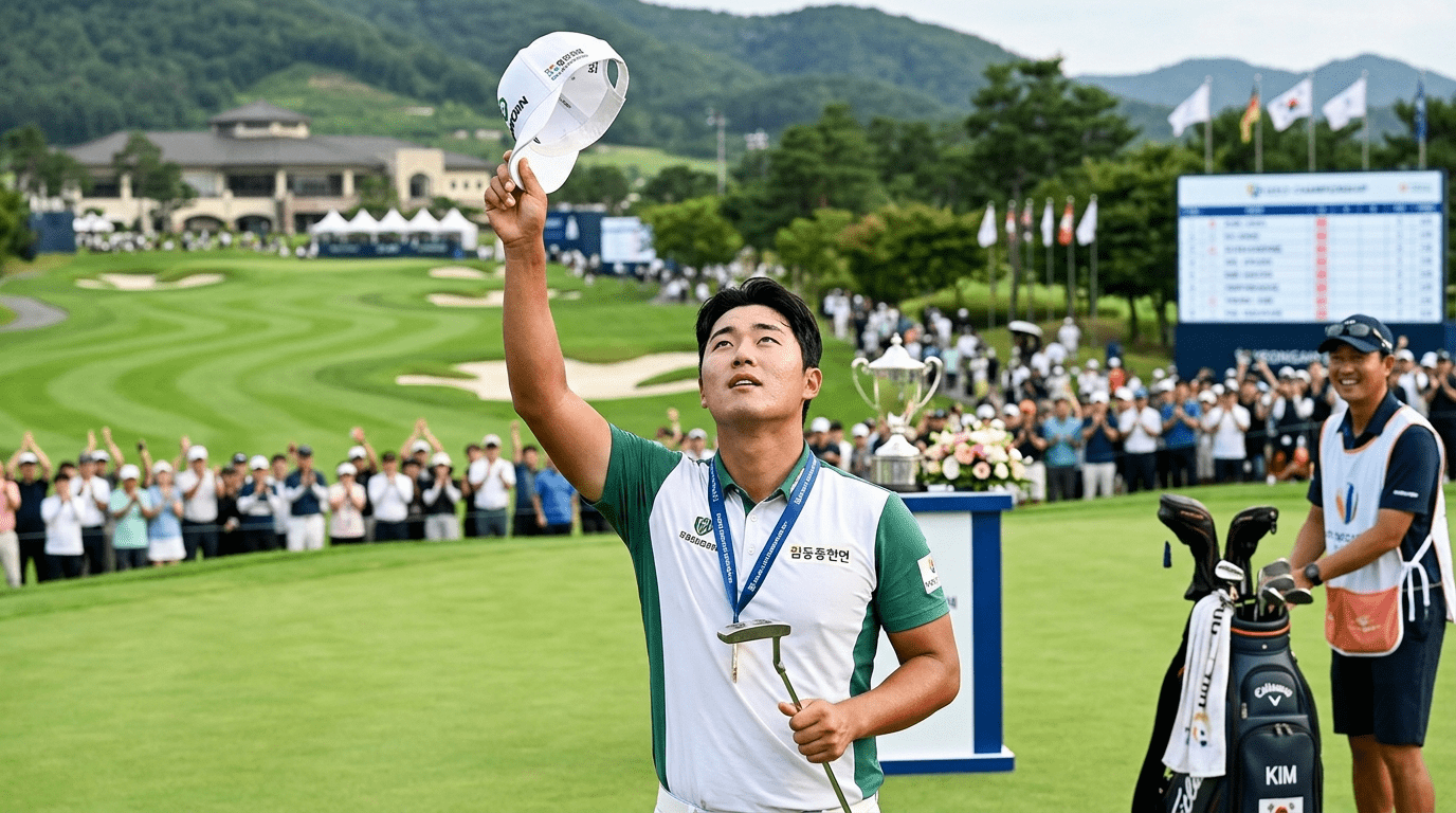 한국프로골프협회 파운더스컵 정상에 오른 오승택