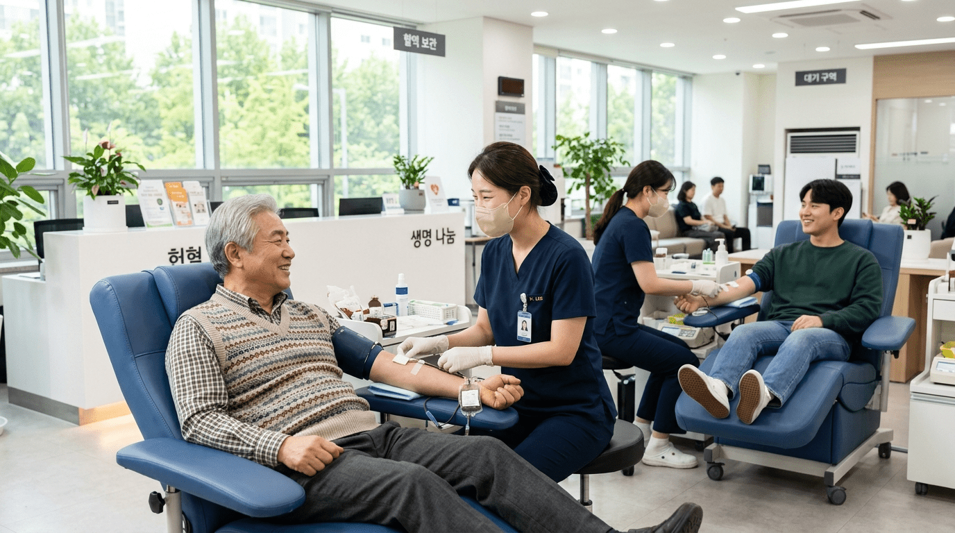 젊음만의 일이 아니네, 칠십대도 헌혈 가능해진다… 헌혈 연령 상한 확대