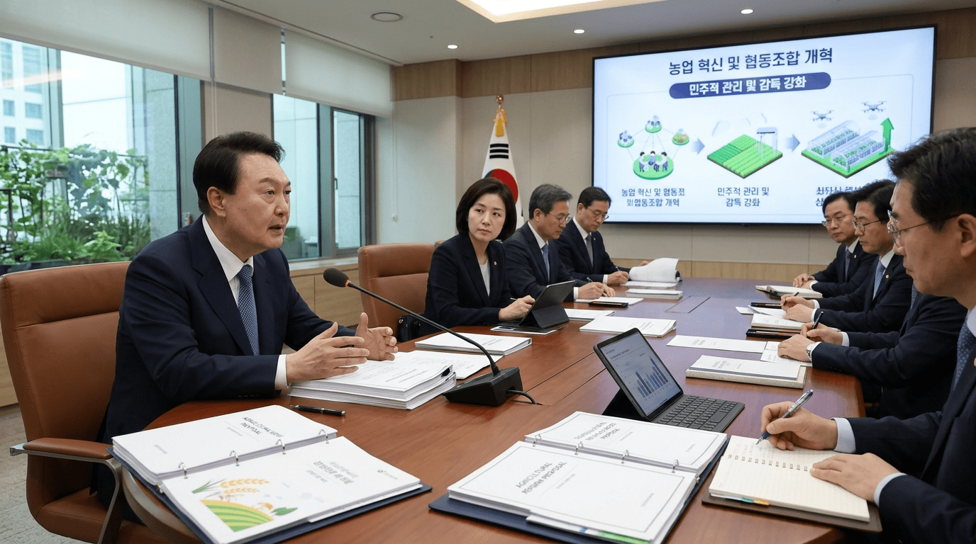 이재명 대통령, 농협 운영 정상화 강조…지배 구조 개편 서둘러야