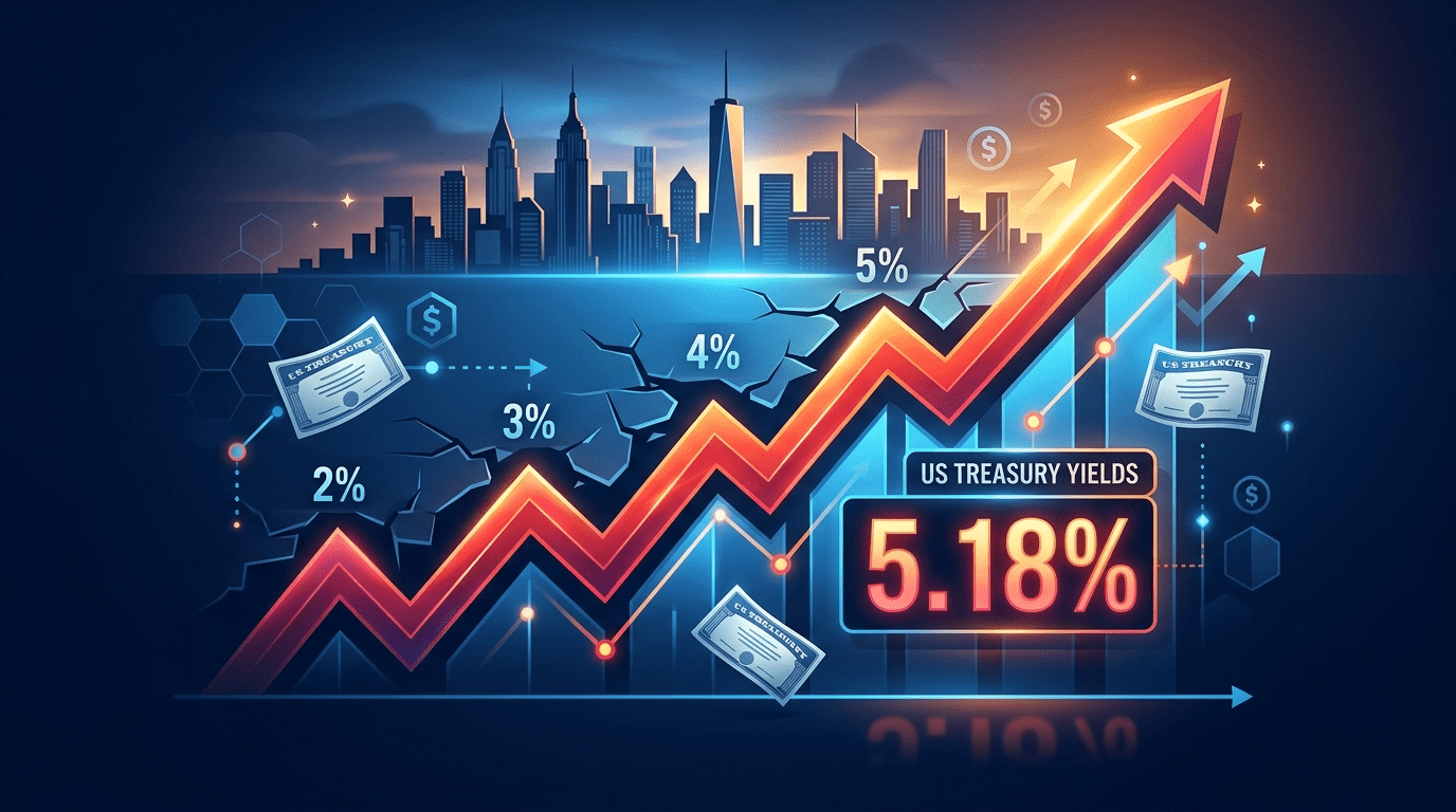 美 30년물 국채 금리 5.18%까지 치솟아…2007년 이후 19년來 최고치