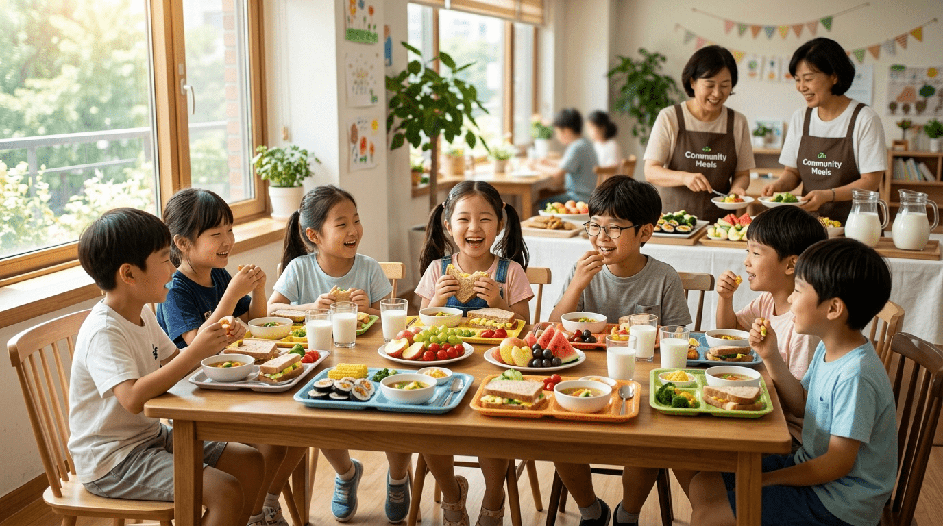 플랜-현대건설, 여름방학 '식생활 공백' 없는 건강한 세상 만든다