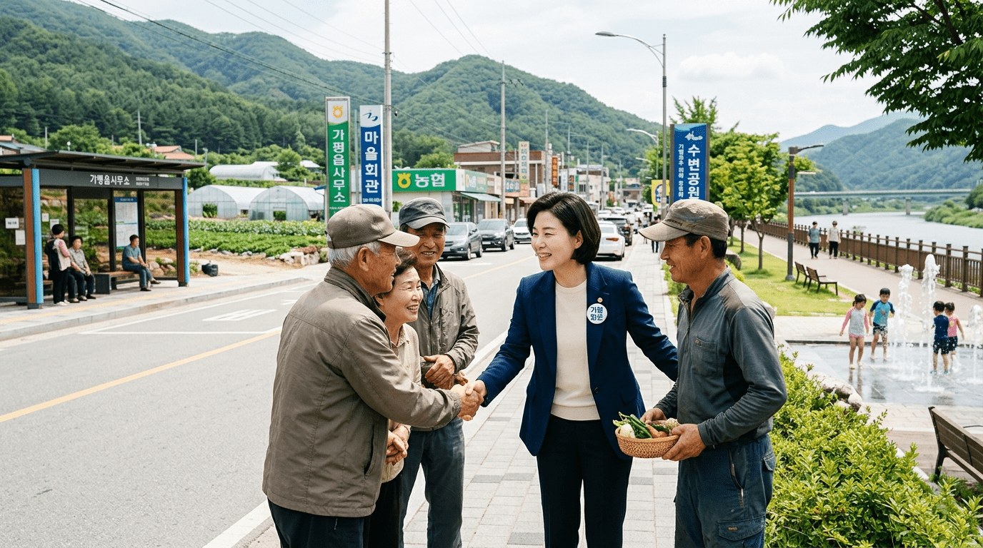 가평에 보답할 시간, 비례대표 4년을 지나 이진옥, 가평 다선거구 출마 선언