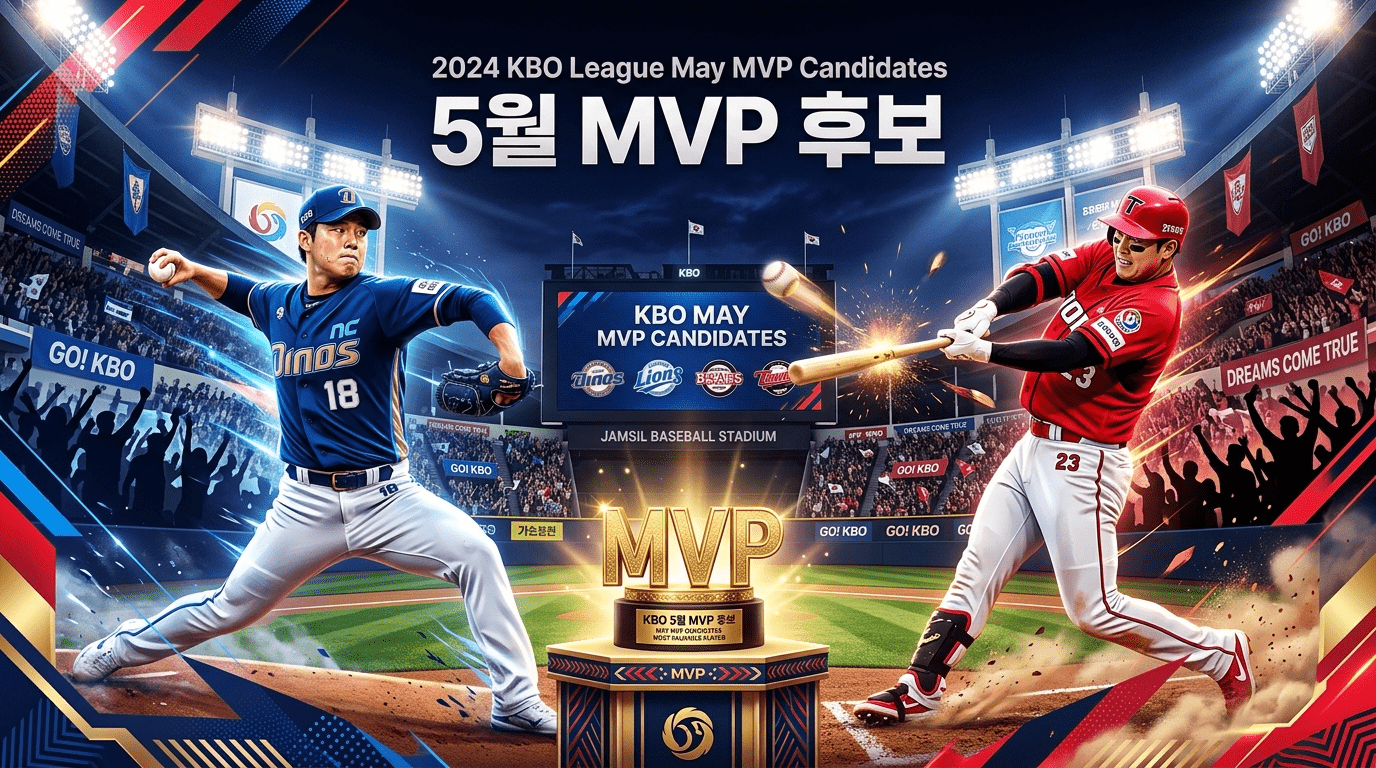 타율 0.450 최원준-4승 황동하-30타점 강백호… 5월 MVP는?