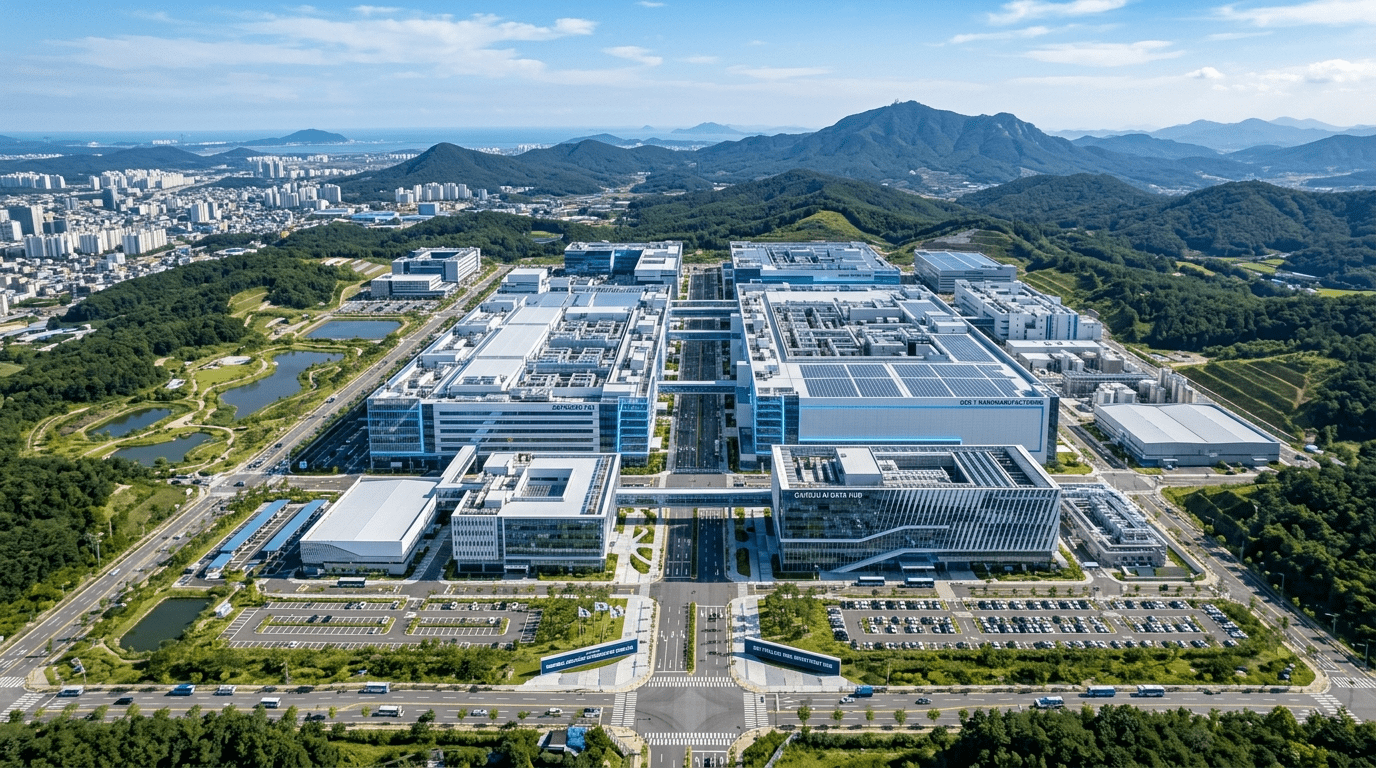 광주에 들어서는 300조원 규모 반도체 메가 공장 프로젝트