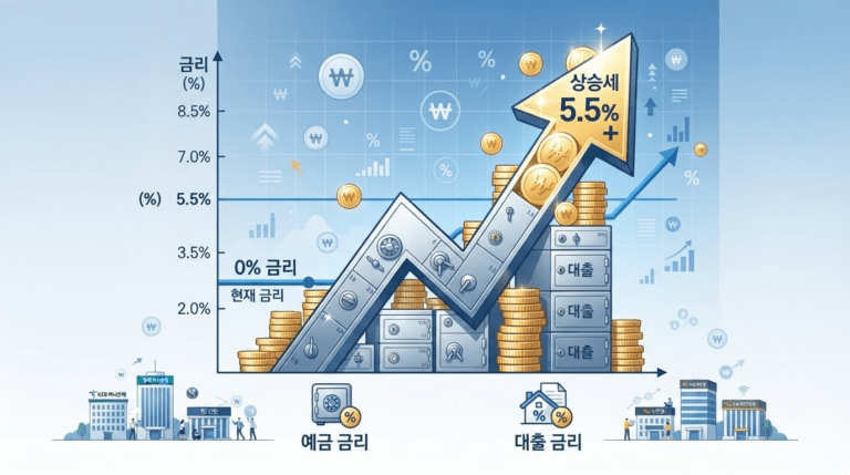 예금이 부메랑 됐다…지금 대출금리, 몇 %까지 치솟나