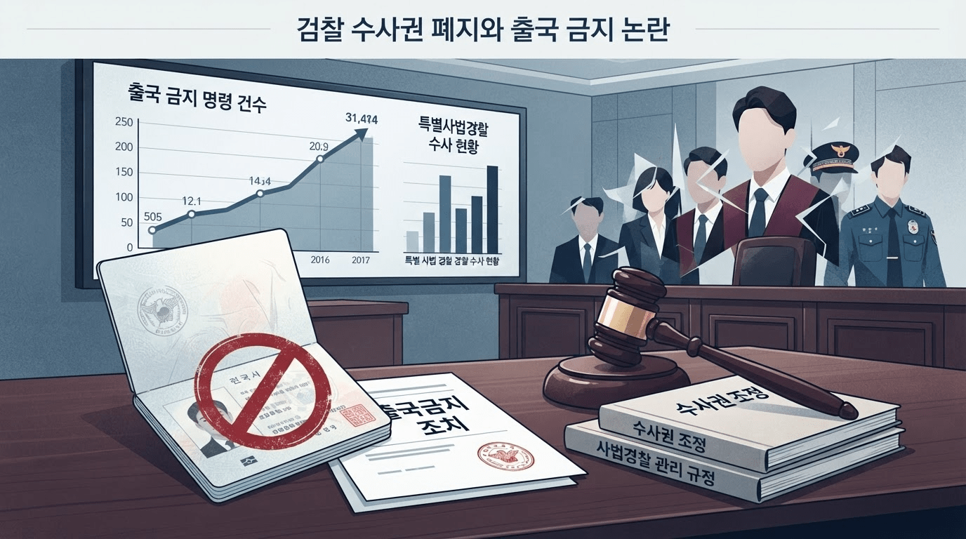 5년간 출금 40% 폭증! 검찰 수사지휘가 사라지자 돈 빼내기 남용 우려 확산